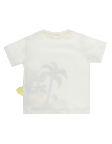 Ubs2 - Camiseta bebé niño "Cocodrilo Surfero"