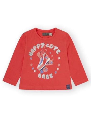 Canada House - Camiseta bebé niña "BBPATINS"