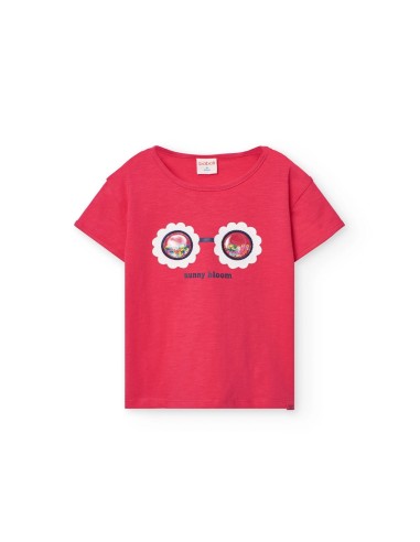 Bóboli - Camiseta de punto para niña con estampado