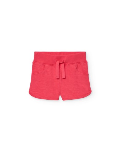 Bóboli - Short de felpa para niña en color fucsia